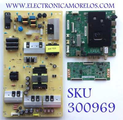 KIT DE TARJETAS PARA TV INSIGNIA / MAIN XKCB02K089 / 715GA715-M01-B00-005K / FUENTE PLTVJI351XXB3 / 715G9187-P01-009-003S / T-CON 34291100B00421H / ST6451D02-I / CSC02-1 / PANEL TPT650WR-D022.L REV:S01G / ST6451D02-02 VER.2.1 / MODELO NS-65DF710NA21